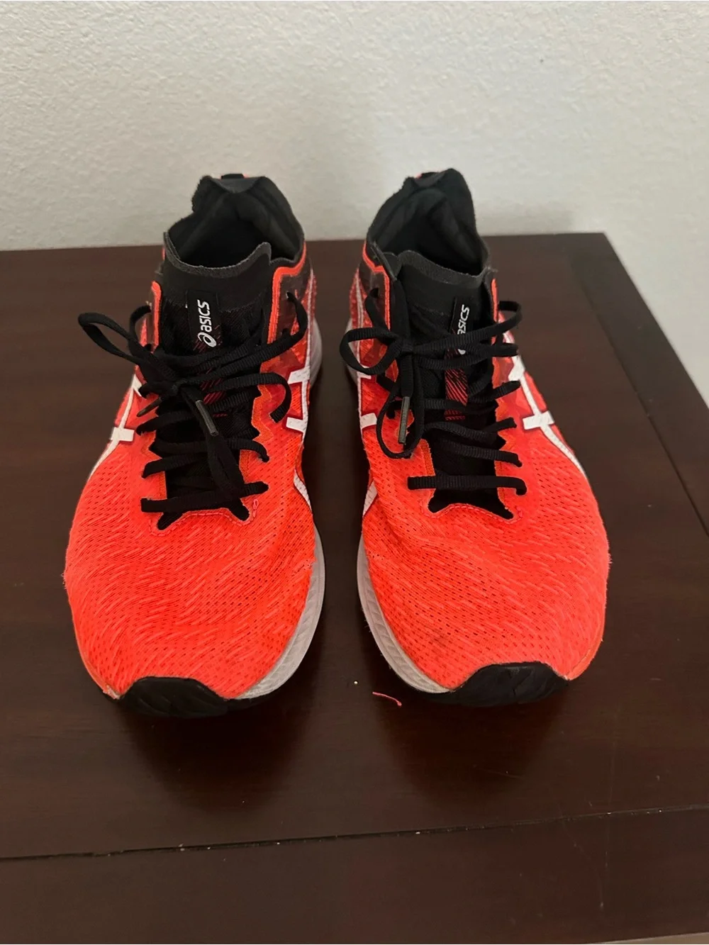ASICS Men’s Orange and White Athletic Running Shoes